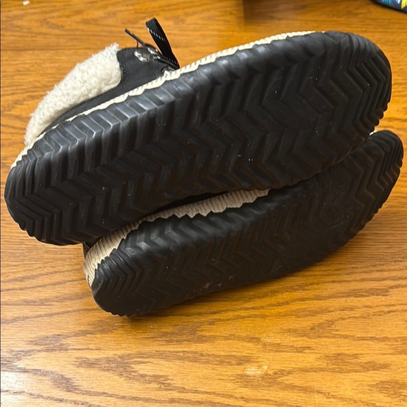 Sorel Black and Gray Winter Rain Boots with Cozy Lining - Picture 4 of 6